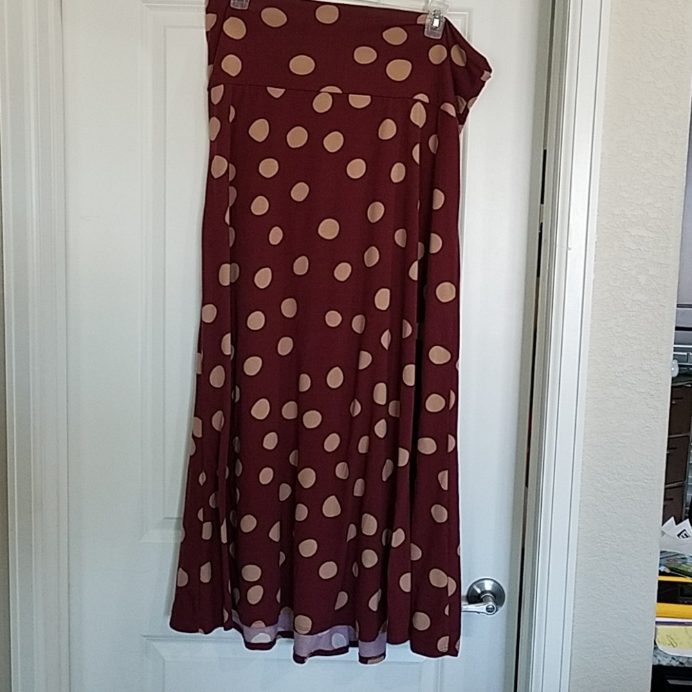 LuLaRoe 3x Maxi Skirt